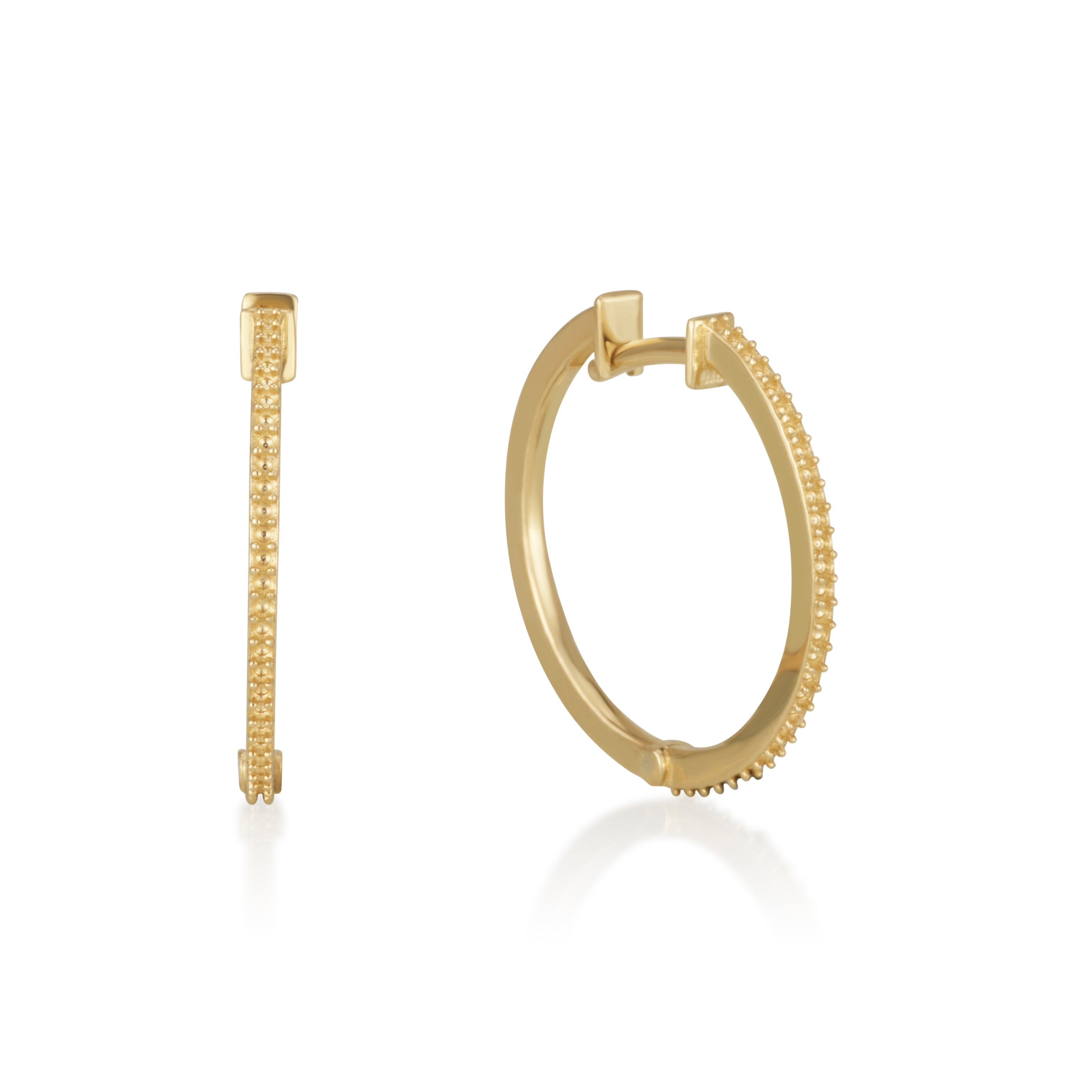 עגיל חישוק לשיבוץ - טקסס קטן