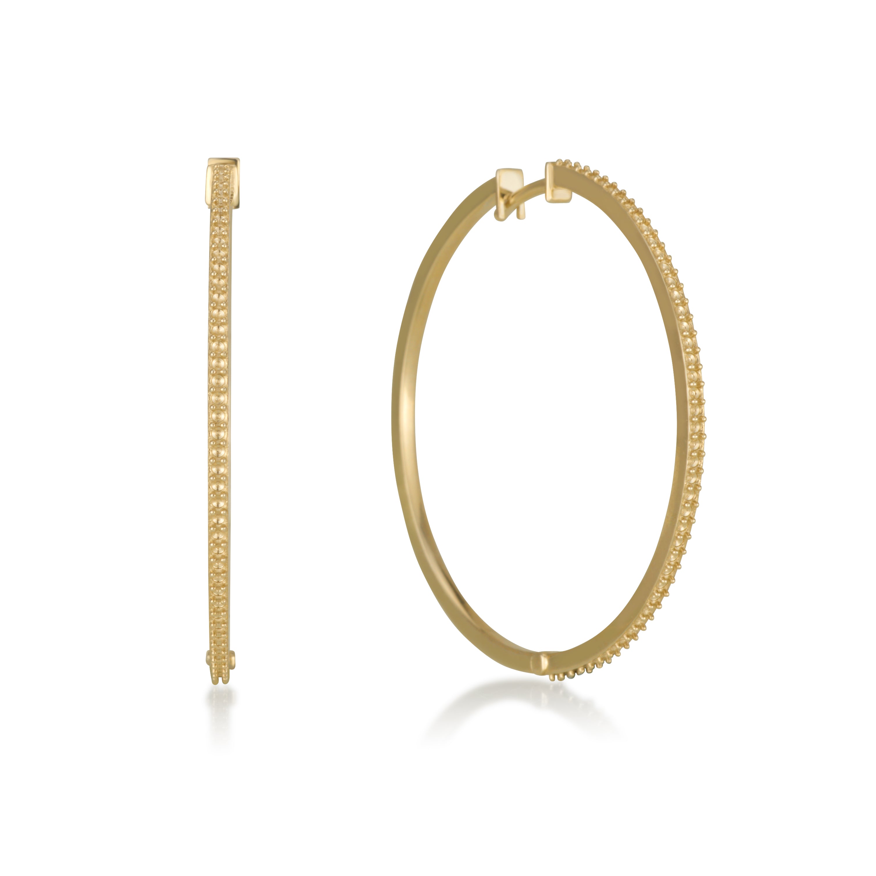 עגיל חישוק לשיבוץ - טקסס גדול