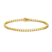 צמיד טניס לשיבוץ - שיניים מרובעות