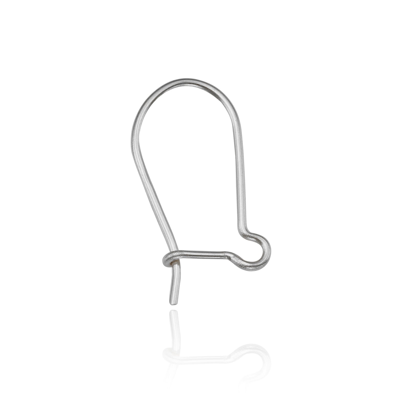 מתלה לעגיל חוט מנוף אחורי מברכת זהב 14 קראט זהב לבן