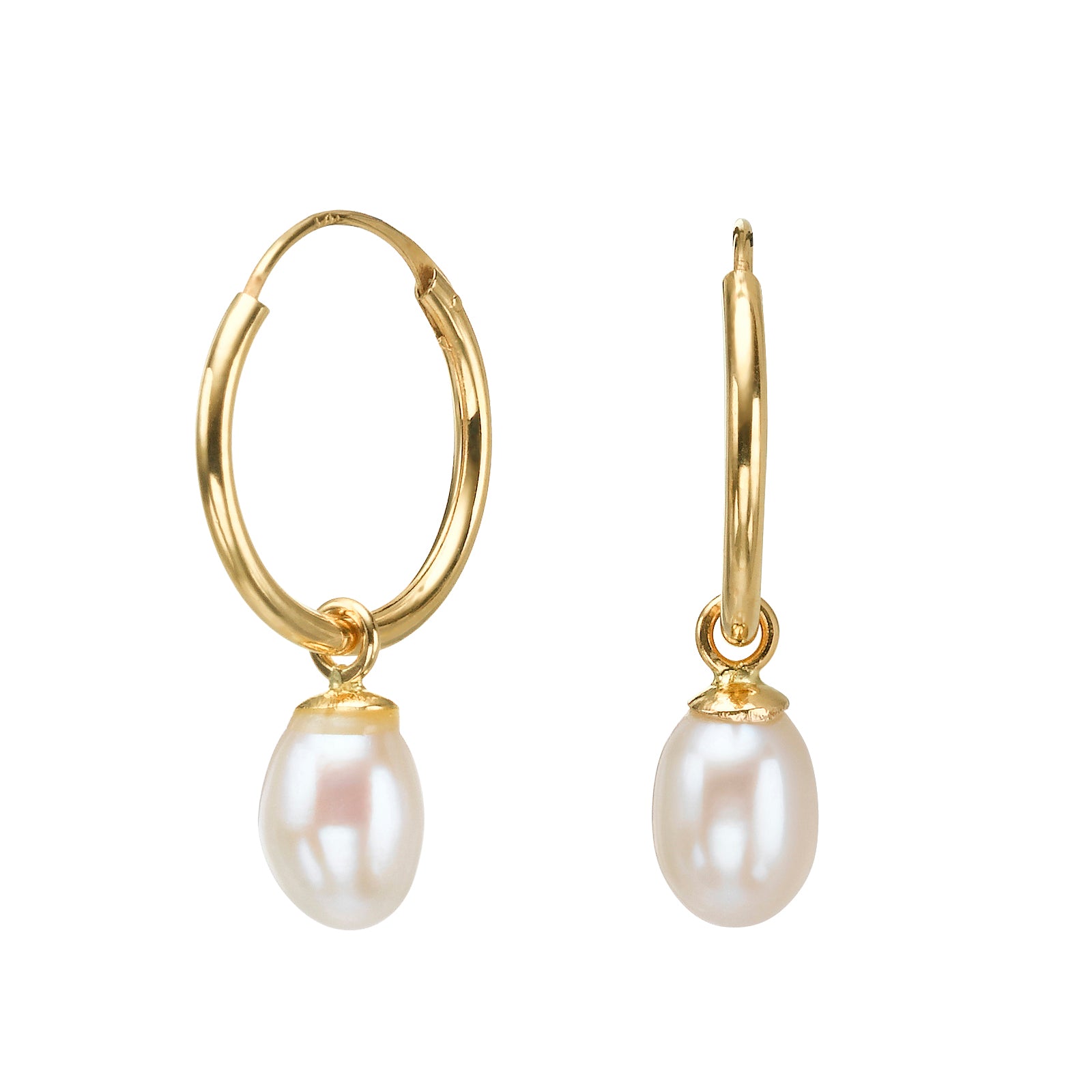 עגיל ילדות תלוי פנינה דריה