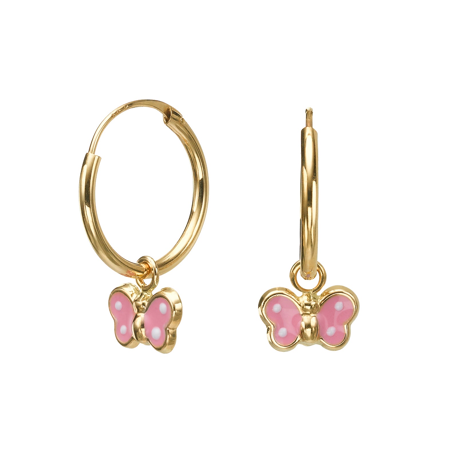 עגיל ילדות תלוי פרפר ארבל