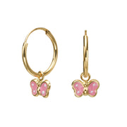 עגיל ילדות תלוי פרפר ארבל