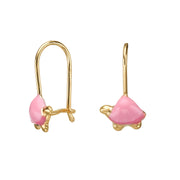 עגיל ילדות תלוי צב צבעוני