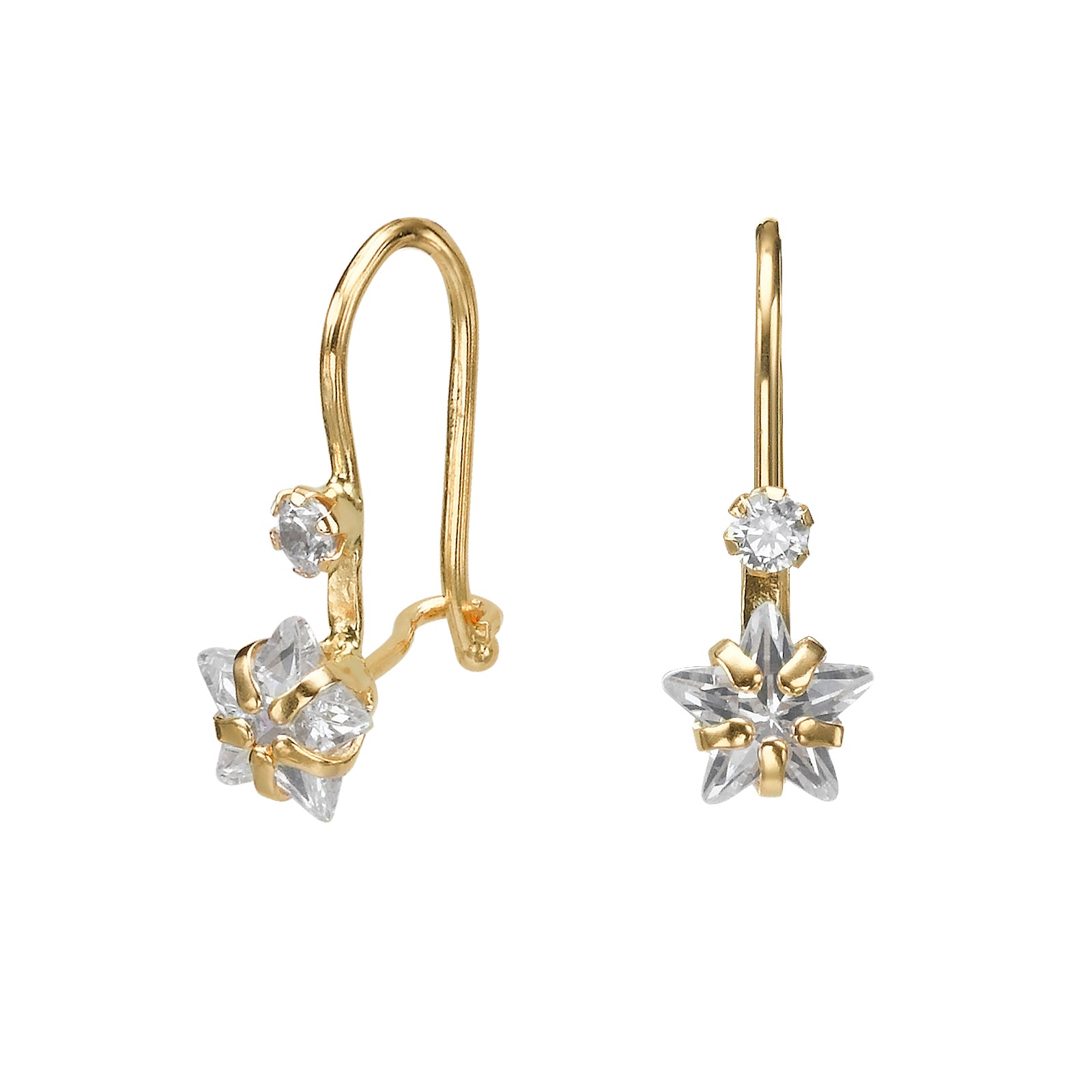 עגיל ילדות תלוי כוכב אורנוס