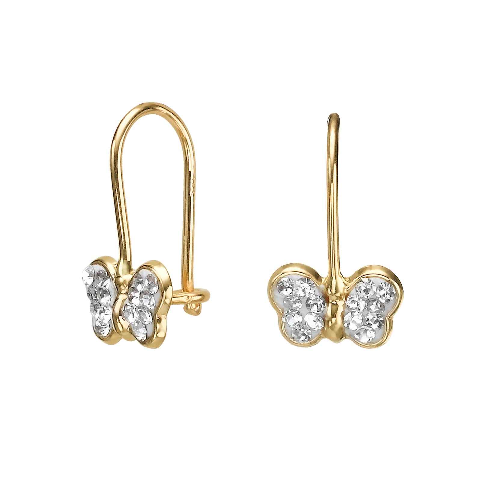 עגיל ילדות תלוי פרפר קורין