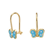 עגיל ילדות תלוי פרפר נועה