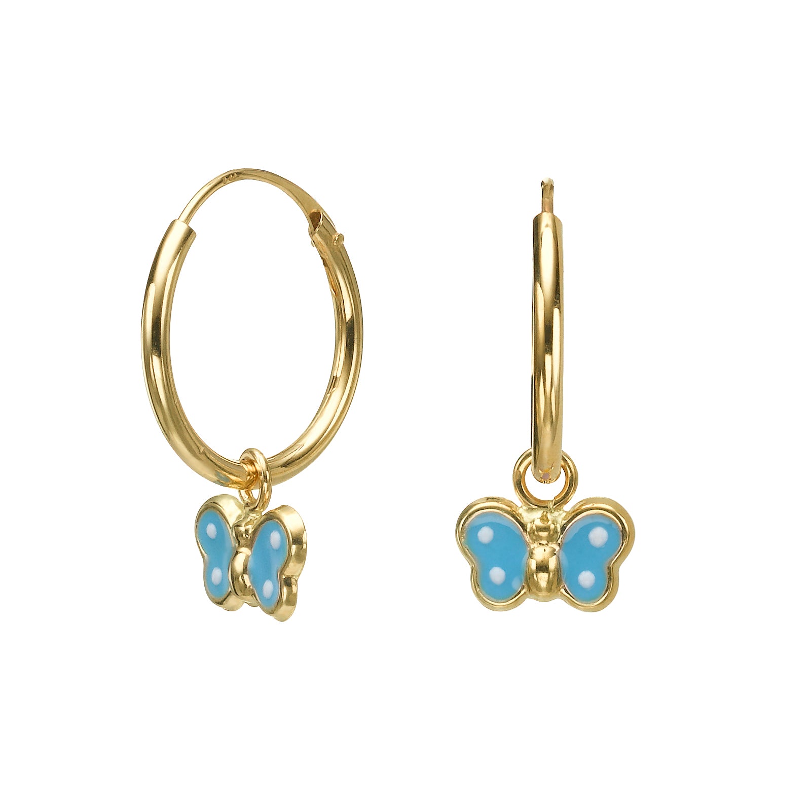 עגיל ילדות תלוי פרפר ארבל