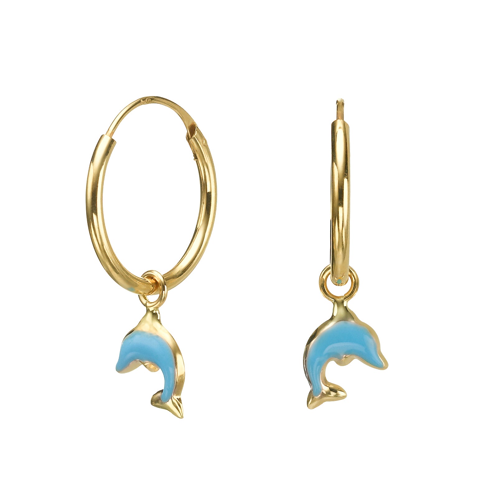 עגיל תלוי דולפין אלן