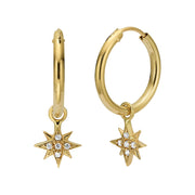 עגיל ילדות תלוי פרפר עדין