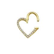 פירסינג חישוק לב