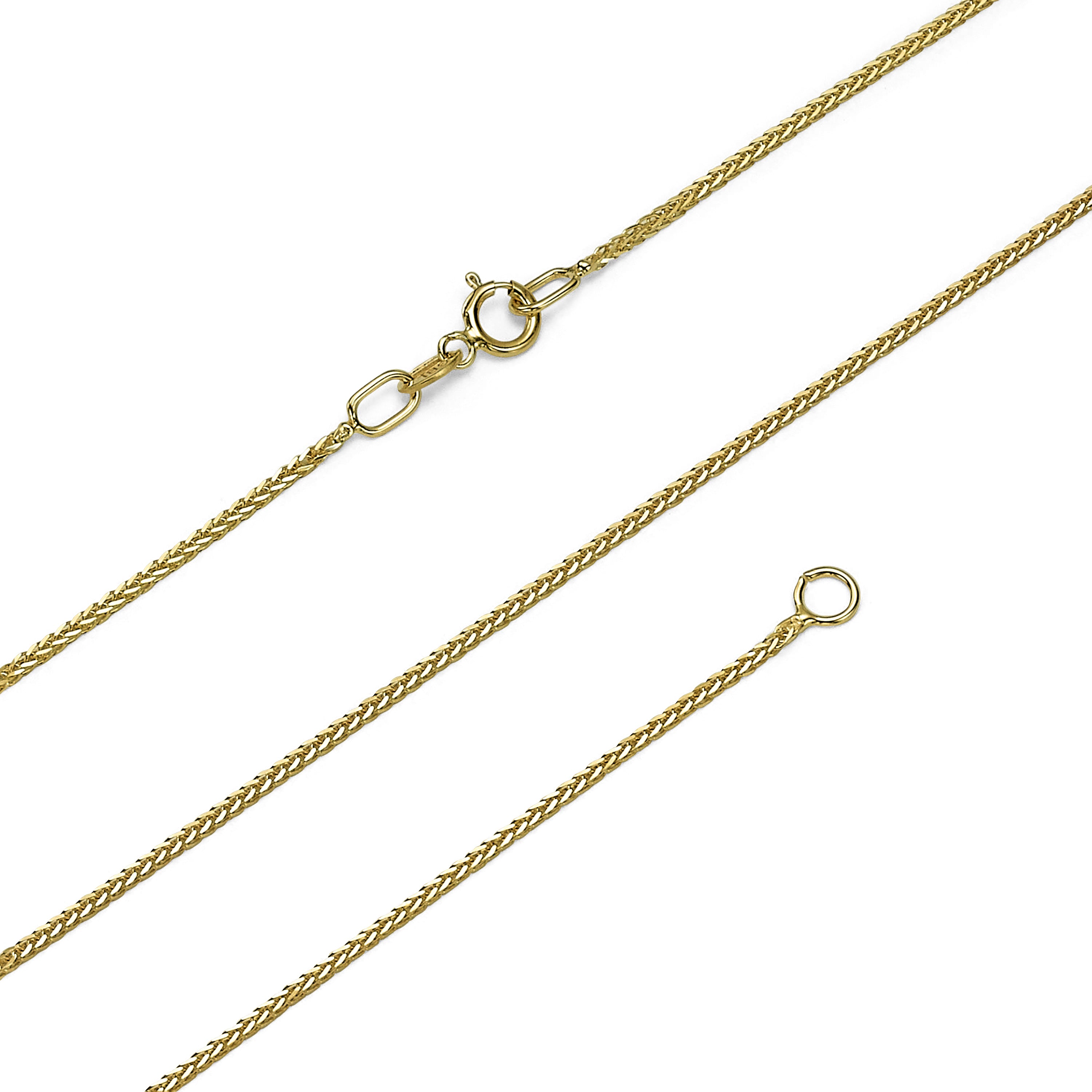 שרשרת ספיגה חצויה זהב